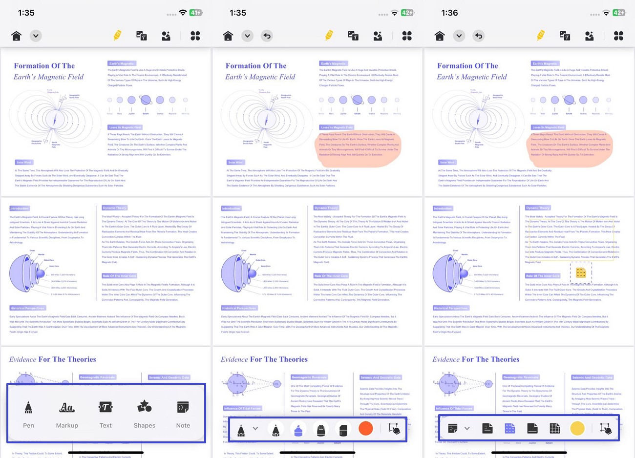 annoate pdf documents in updf
