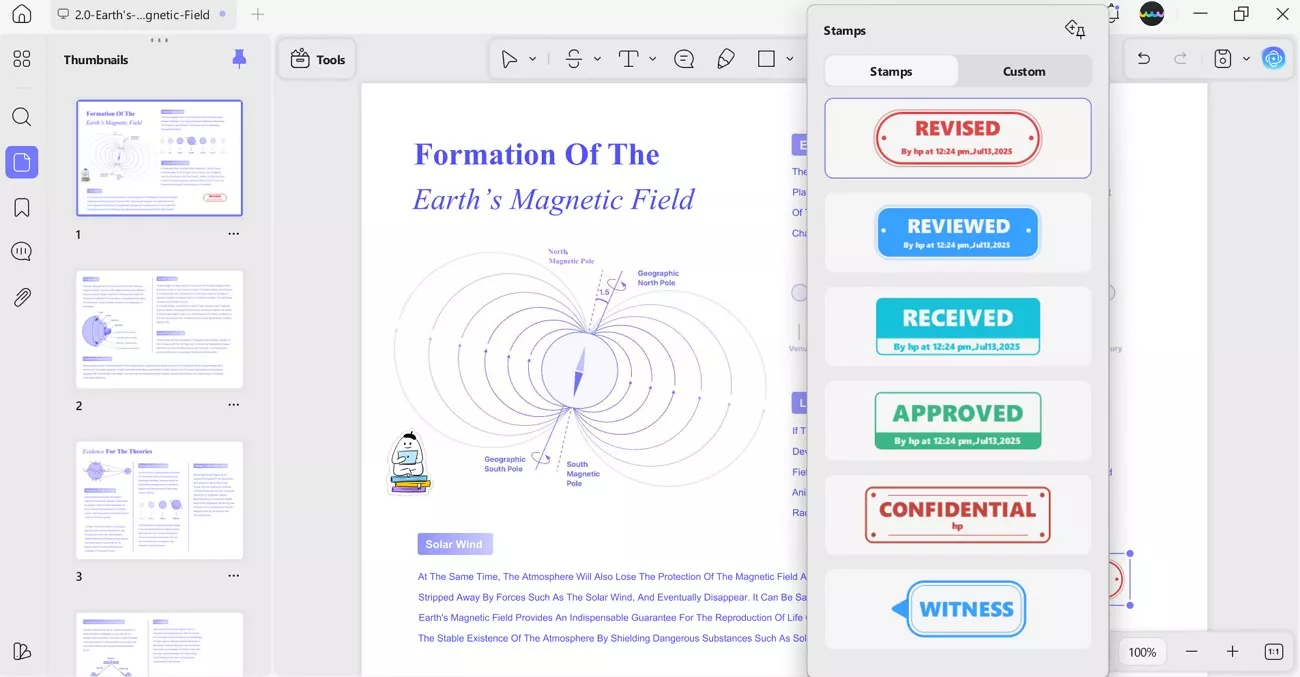 apply stamps and stickers pdf