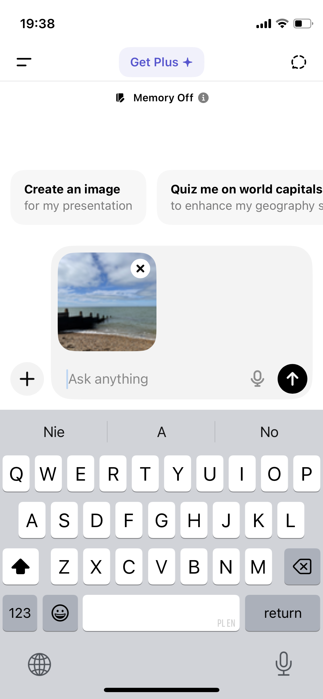 chat with image on mobile with chatgpt