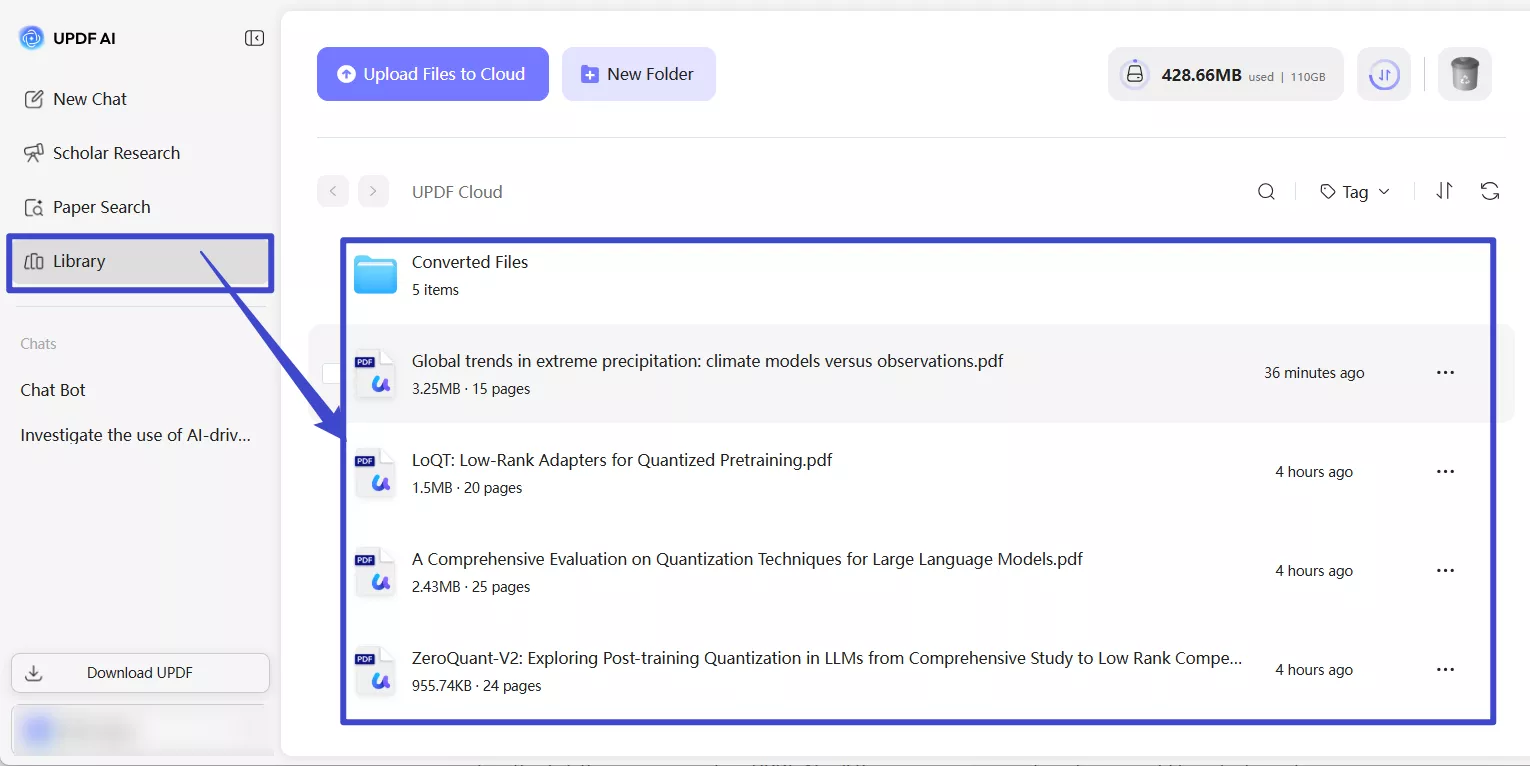 check my research paper library