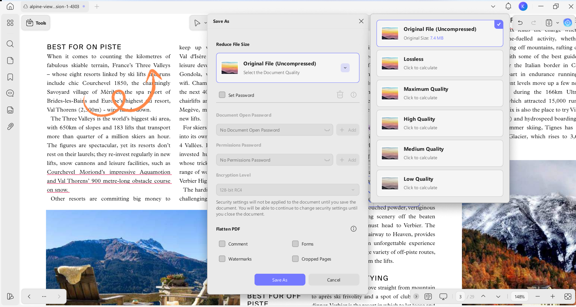 optimize your work by compressing it
