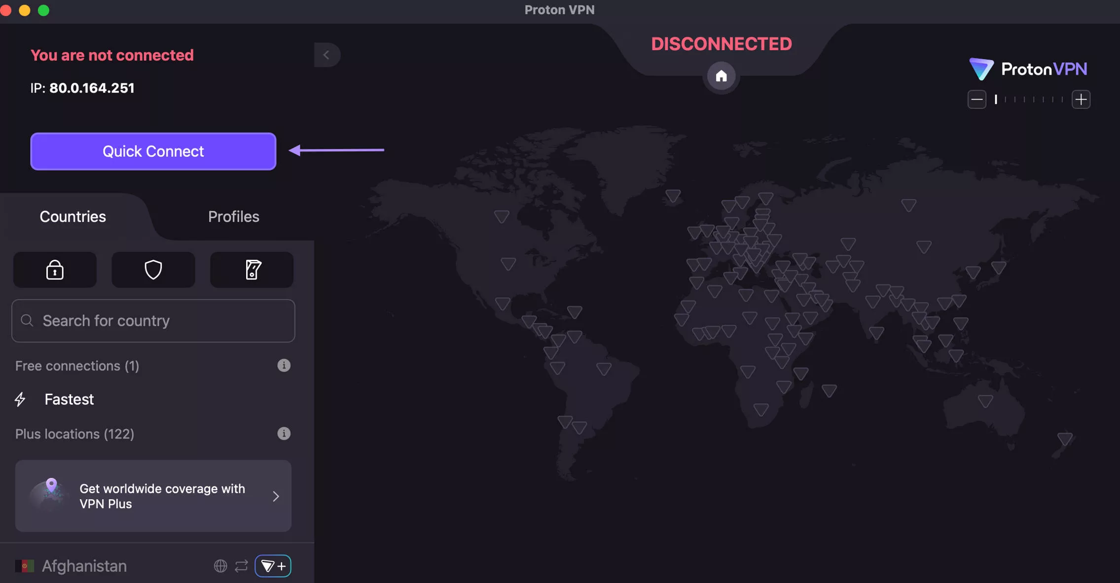 connect with protovpn