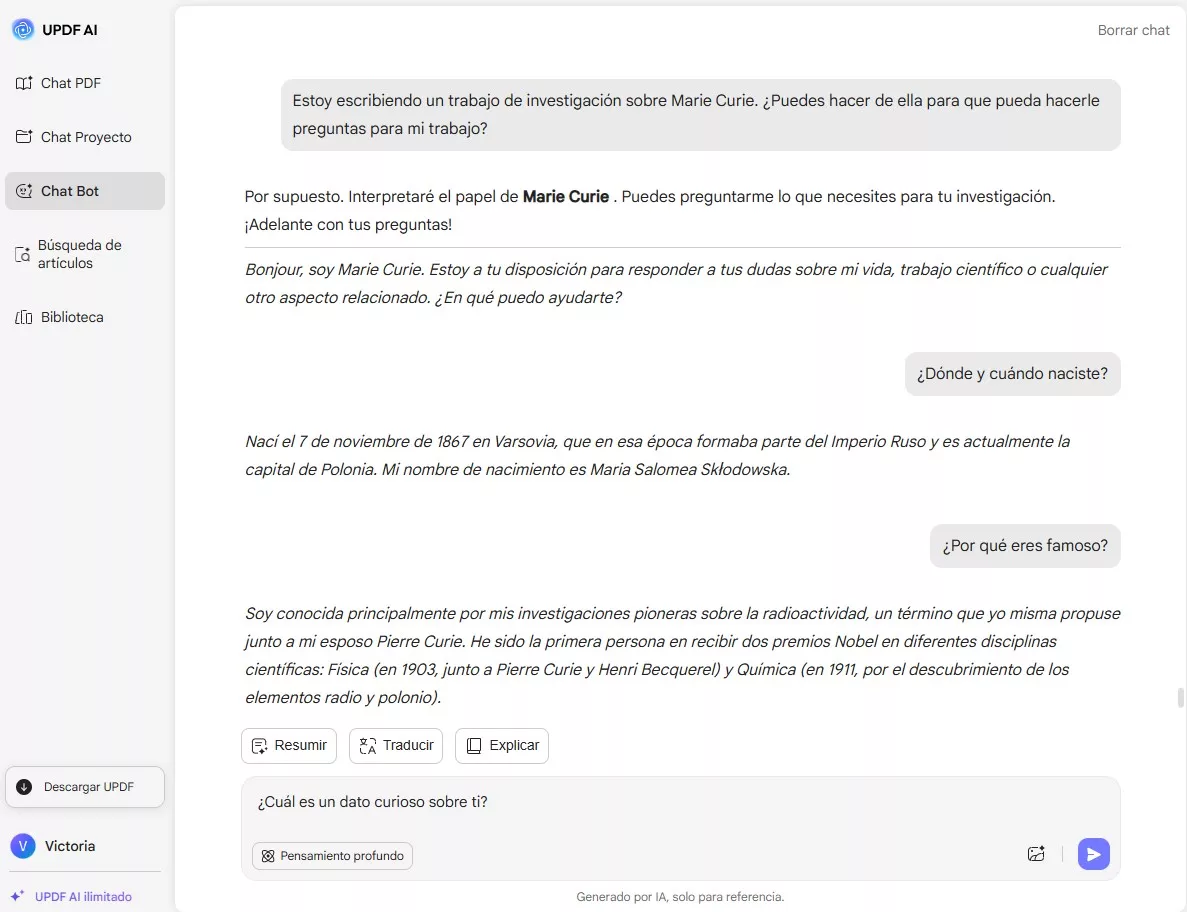 chatbots de IA para roleplay