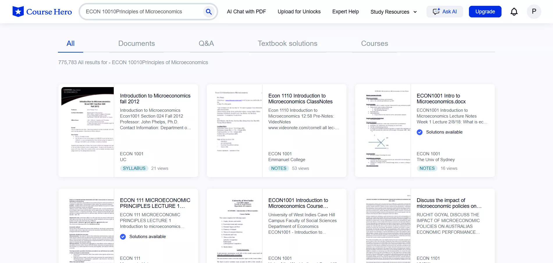 course hero jan 2026 interface