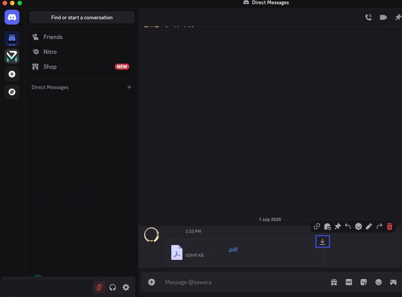 download pdf file from discord
