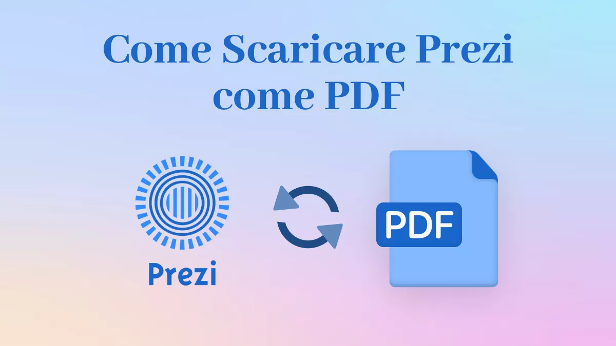 Come Scaricare Prezi come PDF: Guida Passo-Passo