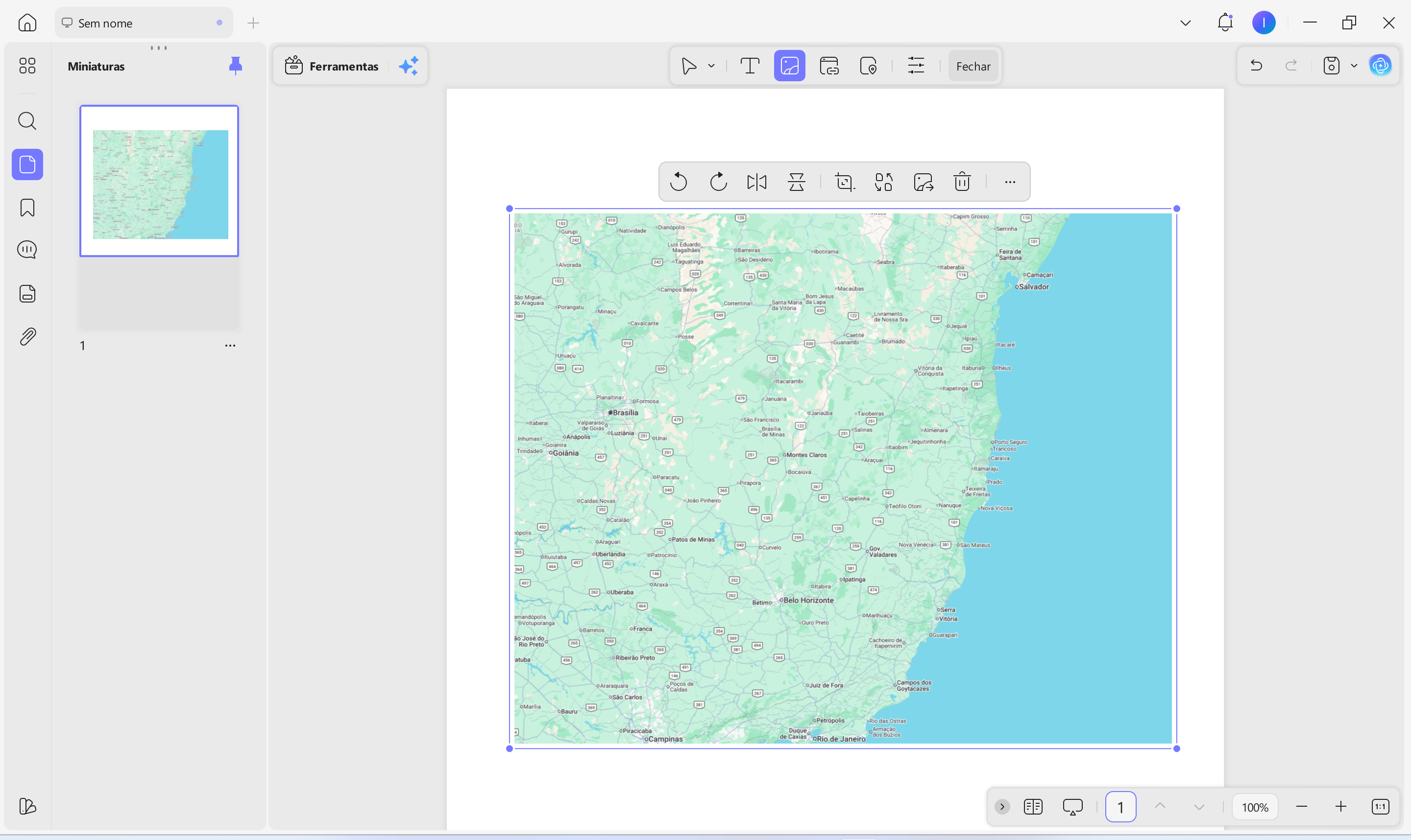 selecione a localização onde está a imagem do Google Mapsselecione a localização onde está a imagem do Google Maps