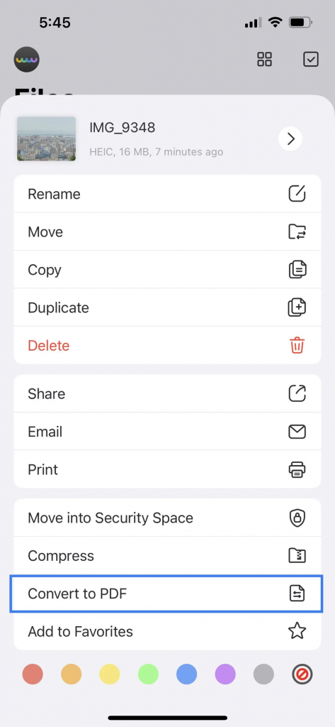 iPhone將照片轉PDF
