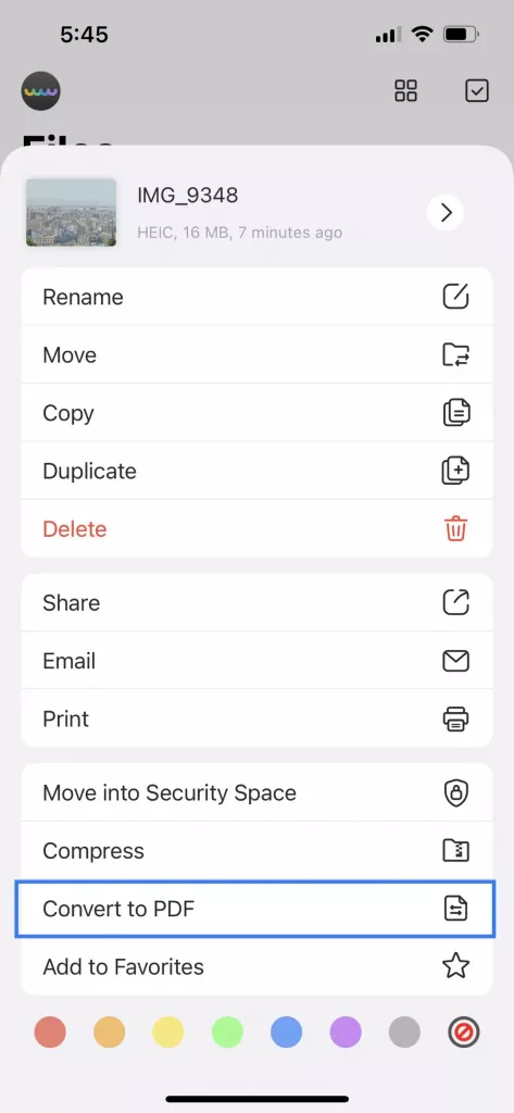 iPhone將照片轉PDF