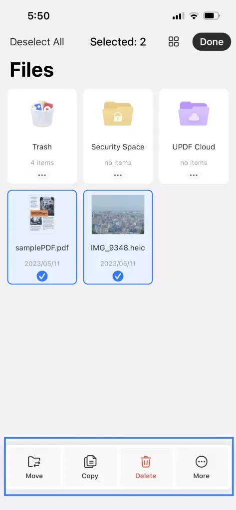 把多張照片檔案轉換成 PDF