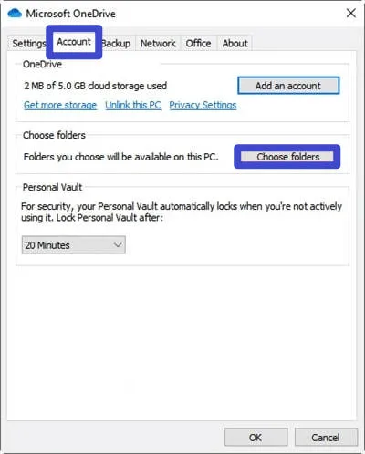使用 OneDrive 同步資料夾