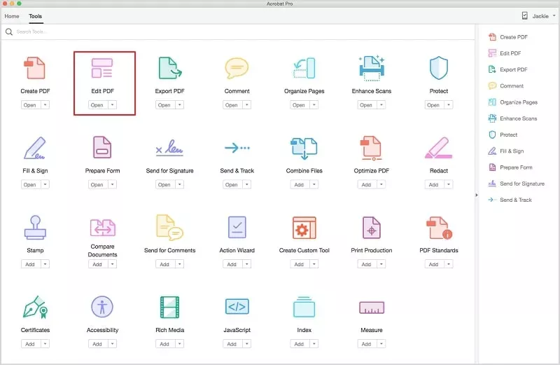 使用 Adobe Acrobat 編輯掃描 PDF 文件