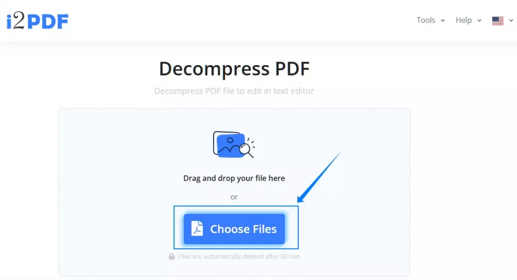使用 i2PDF 解壓 PDF