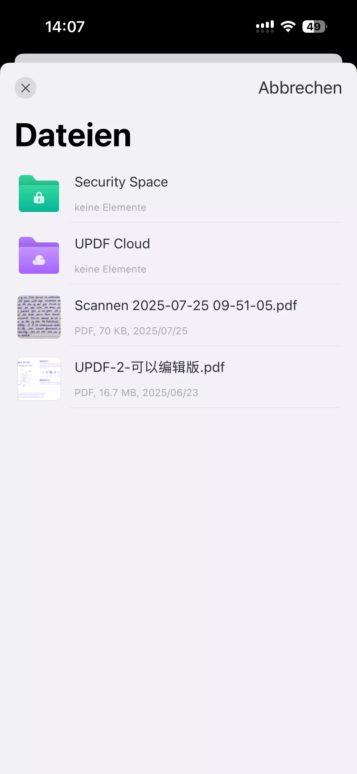 Öffnen Sie Ihre PDF-Datei