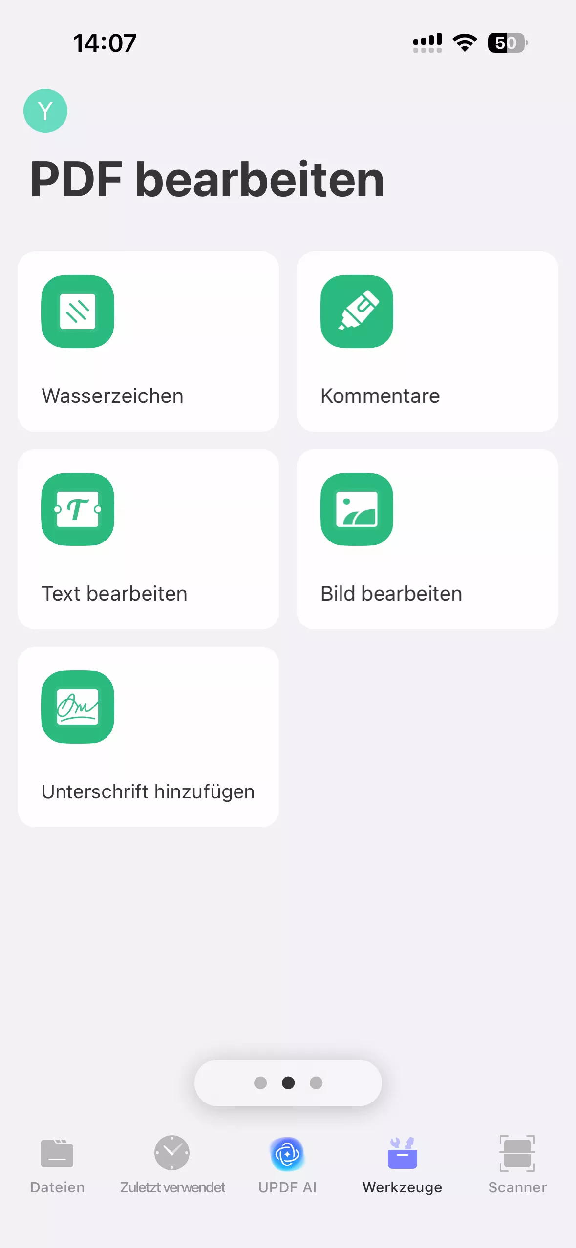 Text bearbeiten