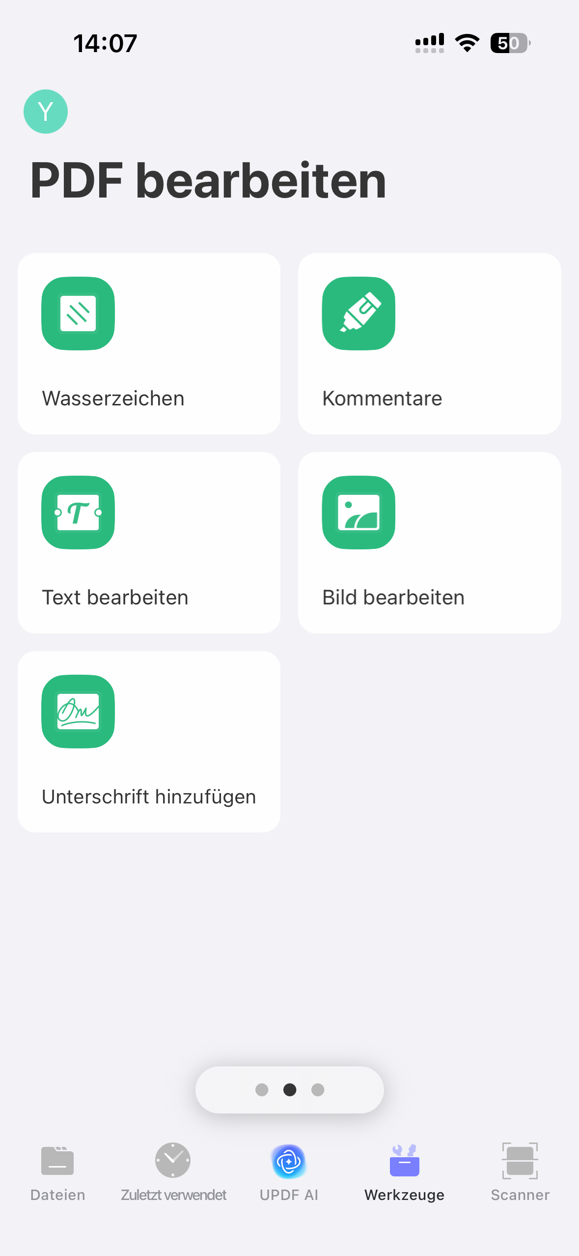 Text bearbeiten
