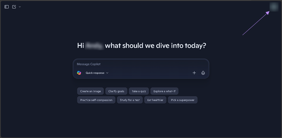 logging in copilot