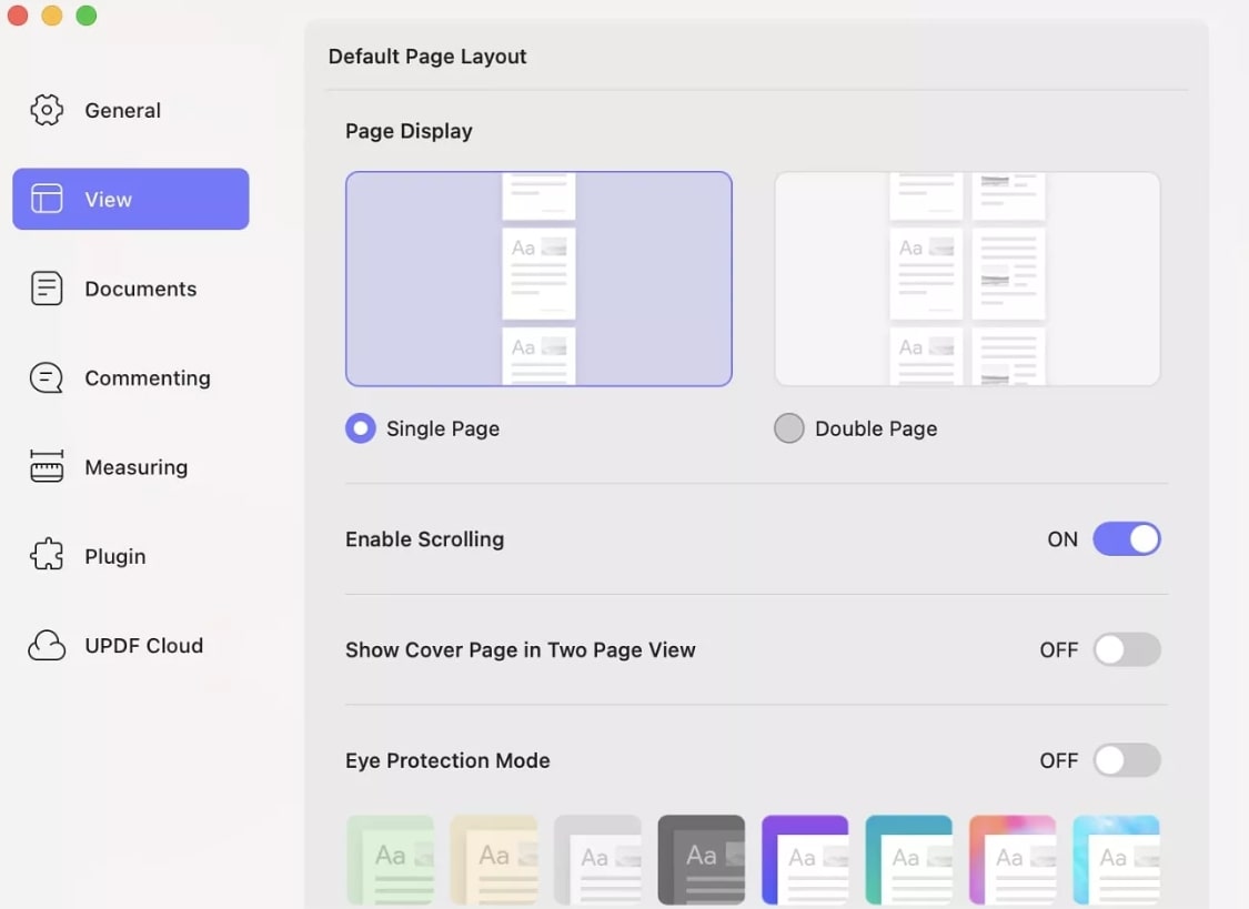 access page layout options updf