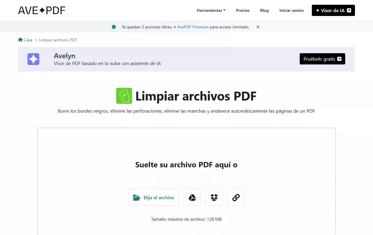 aclarar pdf AVEPDF