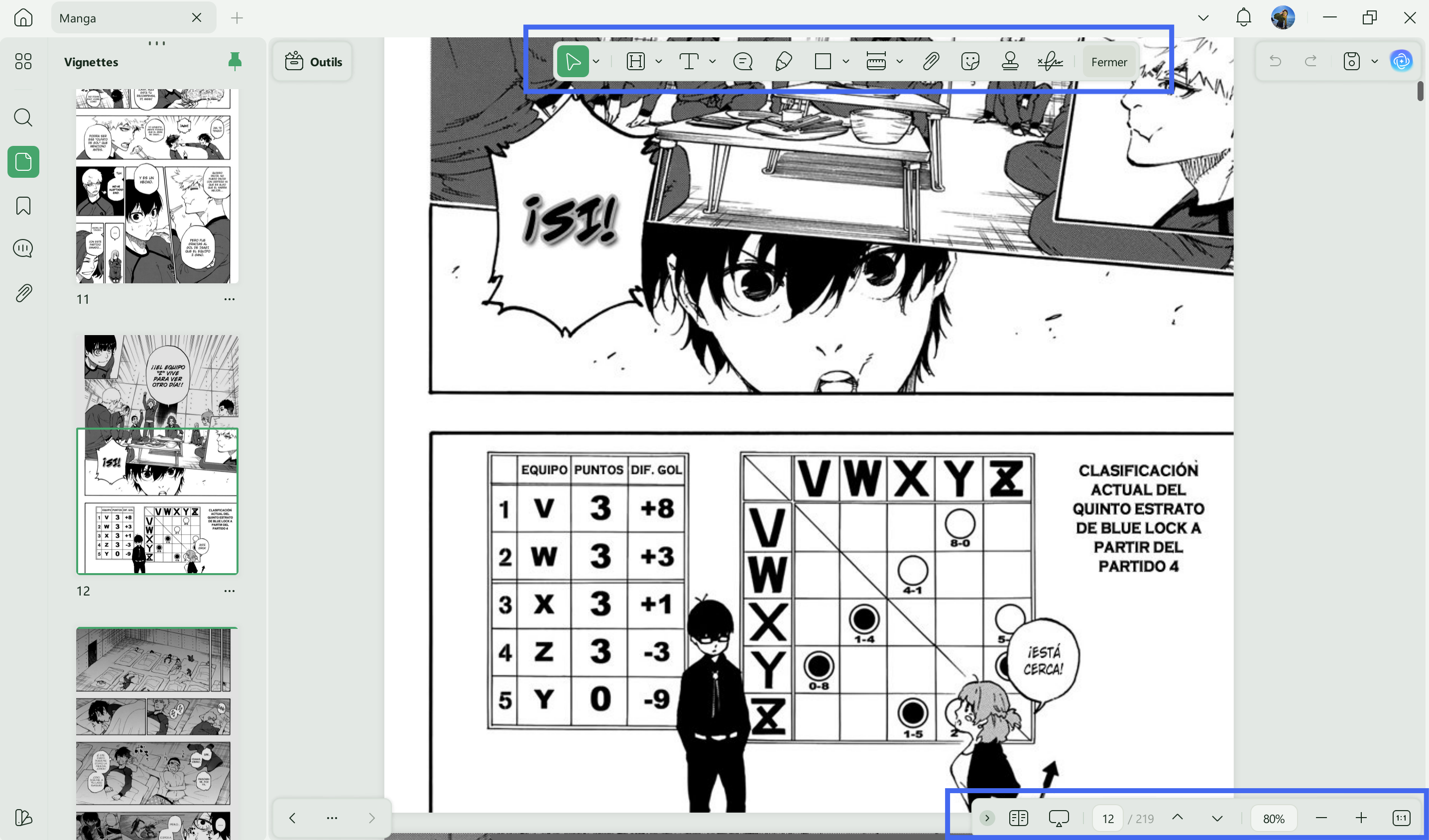 interface utilisateur updf