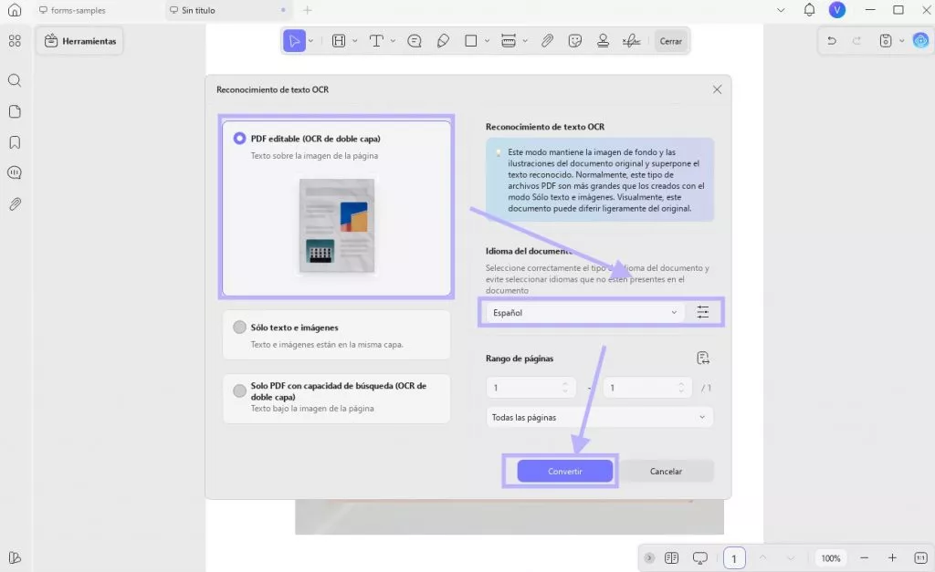 Cómo editar un recibo y realizar OCR con UPDF