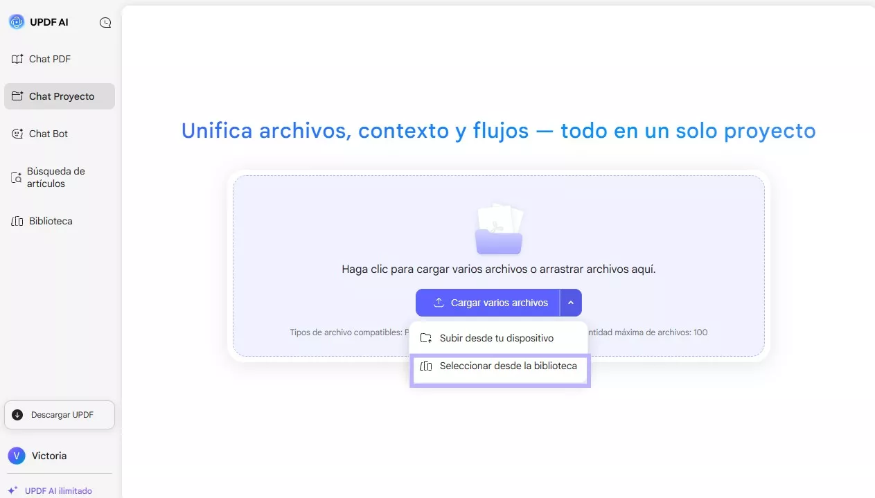 abrir archivo en el proyecto de chat