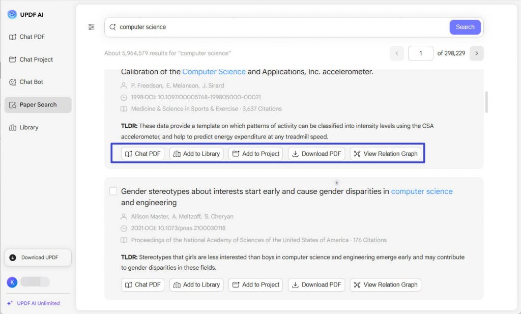 Discover Paper Discover Paper Search in UPDF AI Online - UPDF