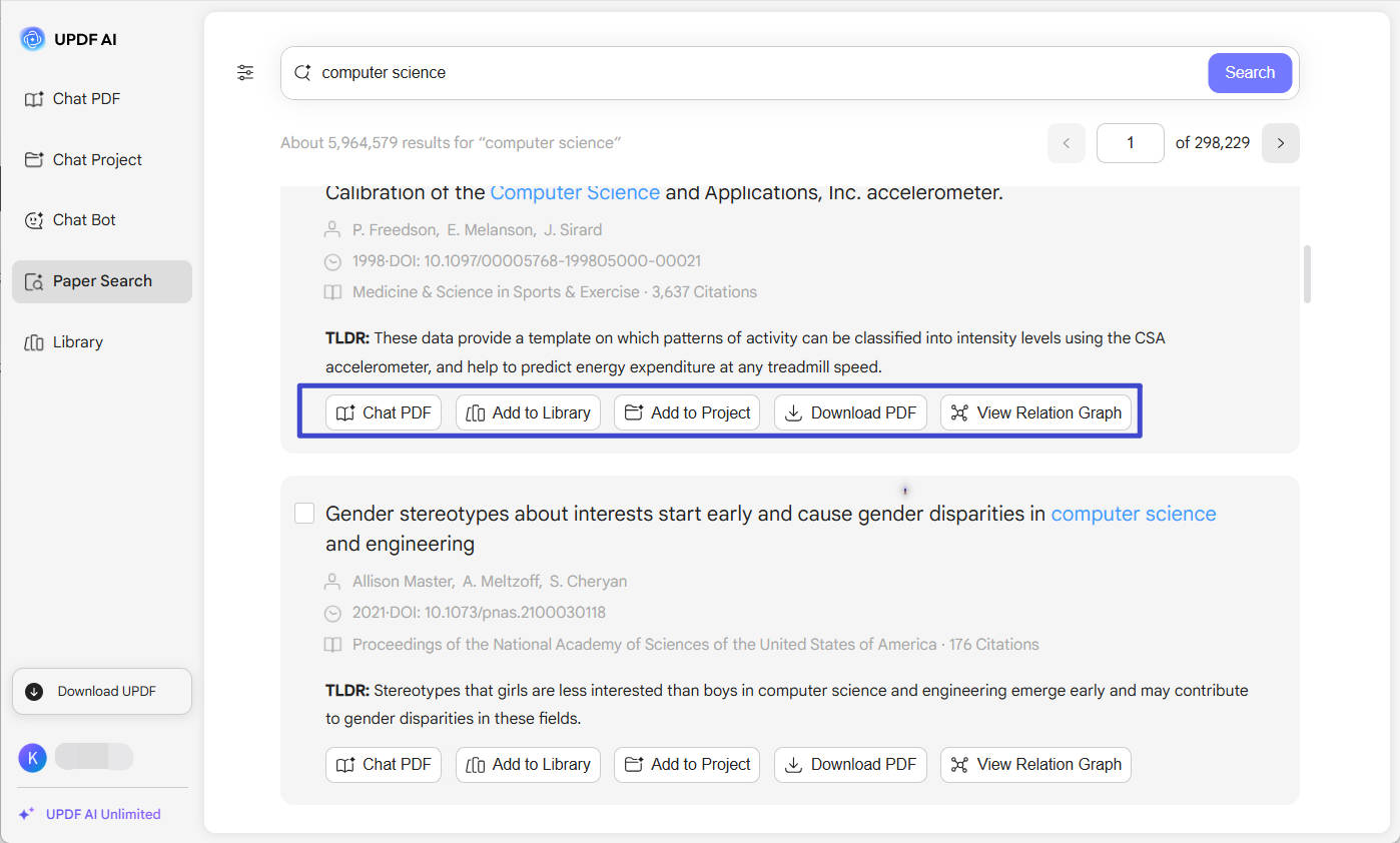 paper search operations