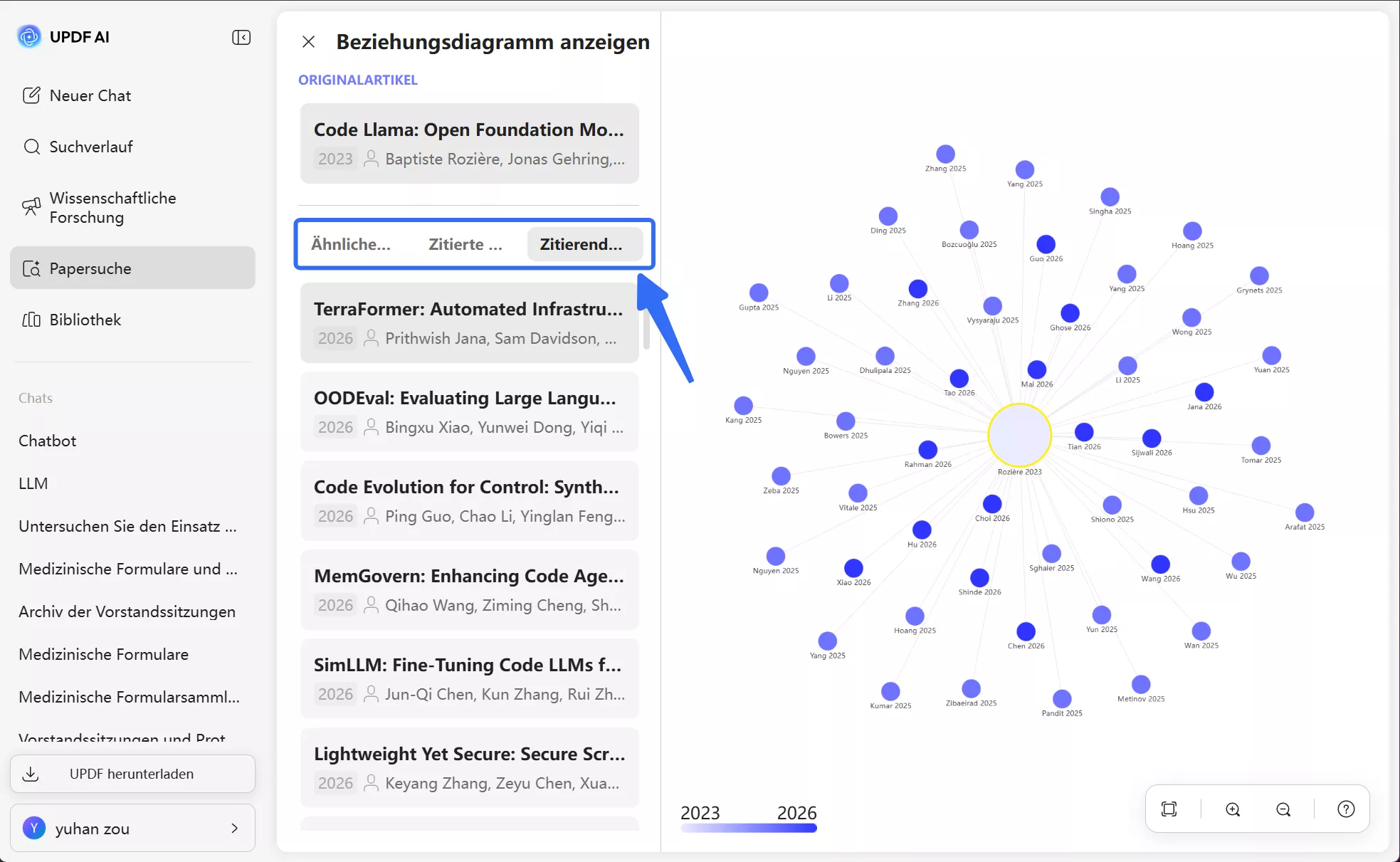 zwischen verschiedenen Registerkarten wechseln