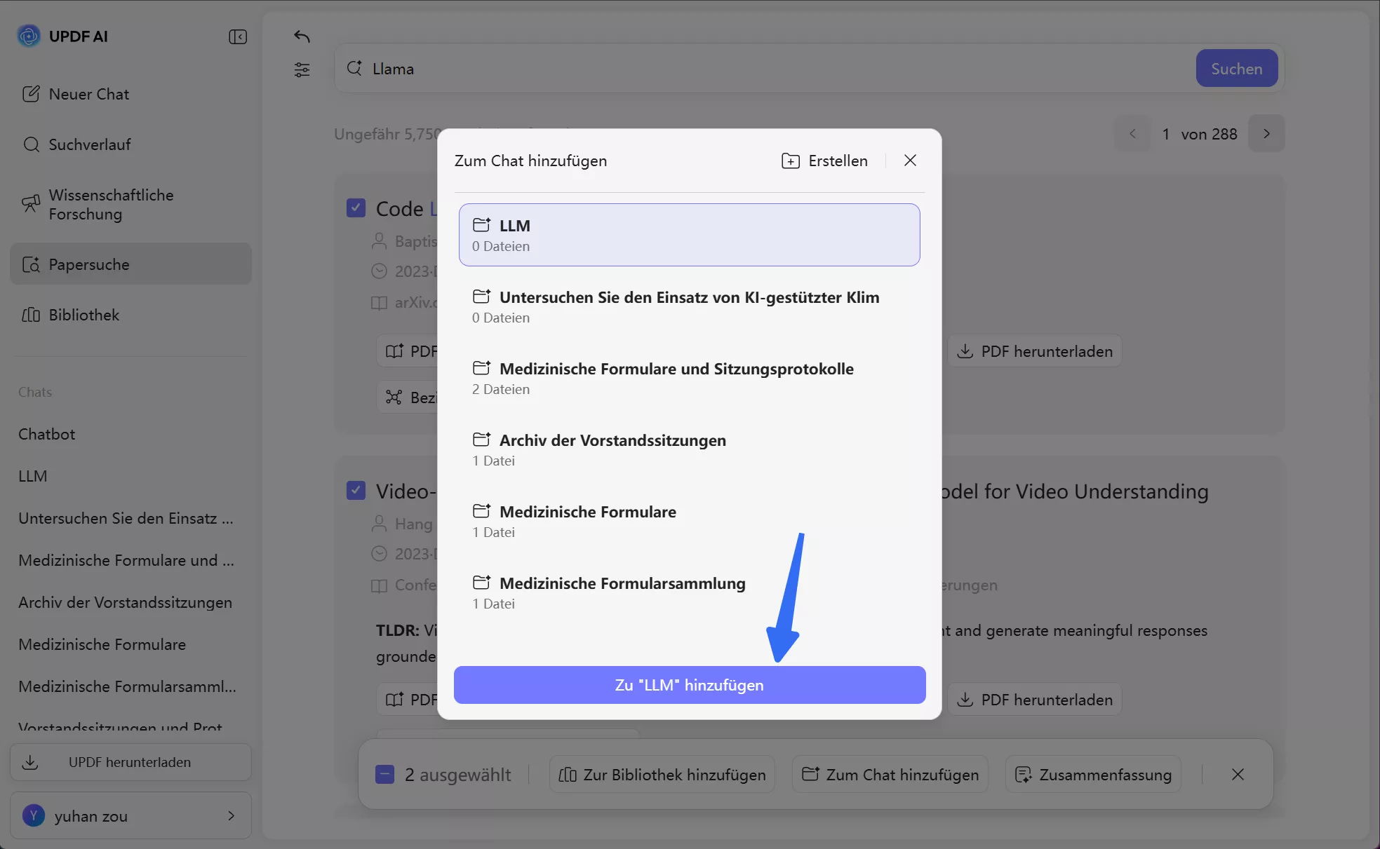 Zum Chat hinzufügen