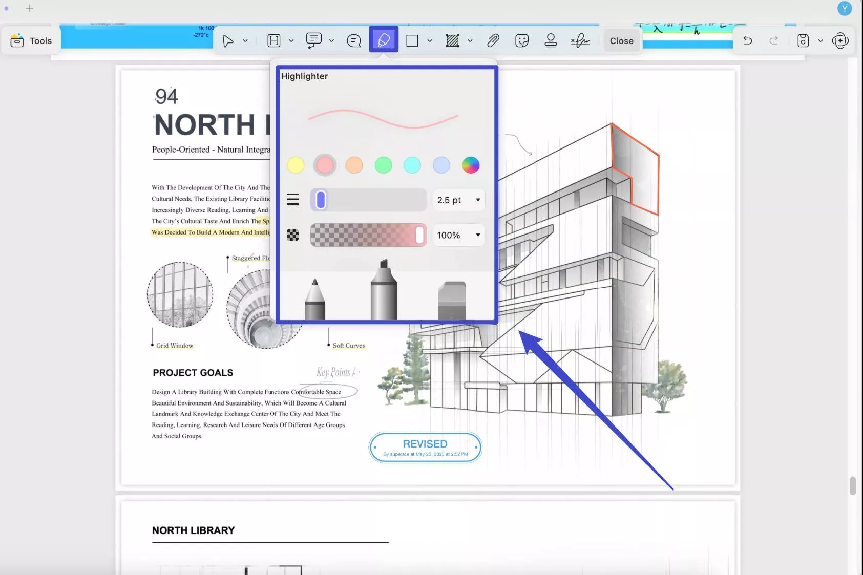 pencil tool updf mac