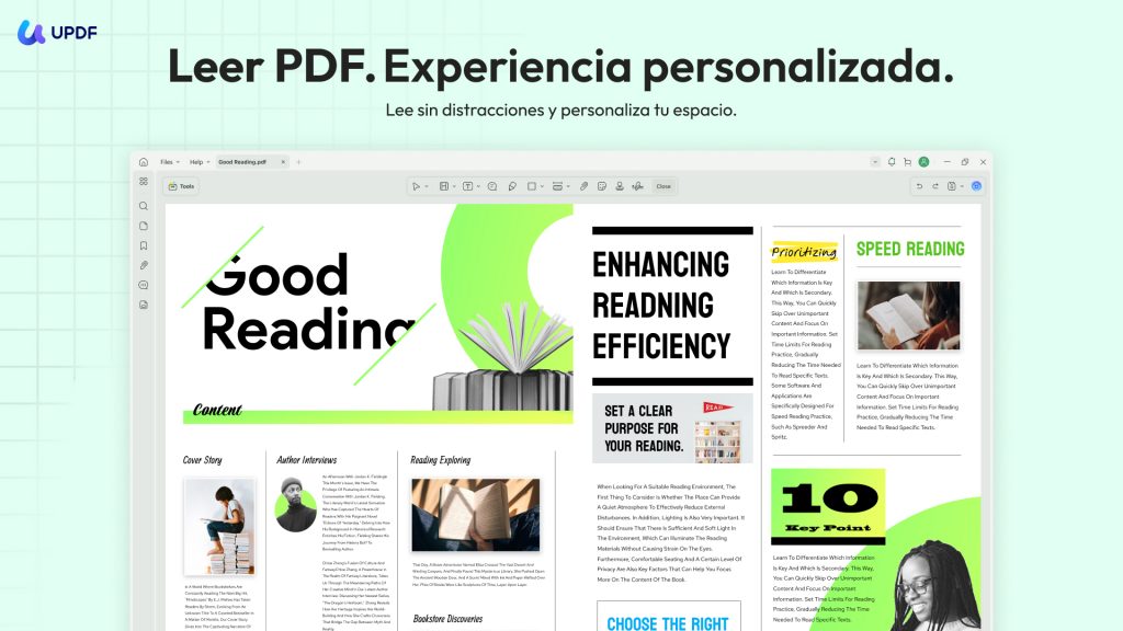 leer pdf UPDF