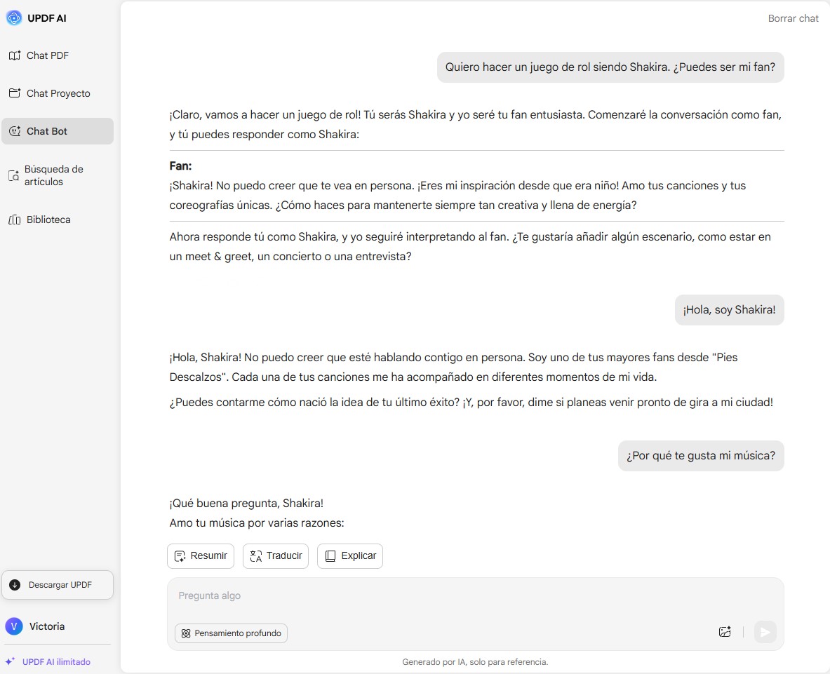 chatbots de IA para roleplay