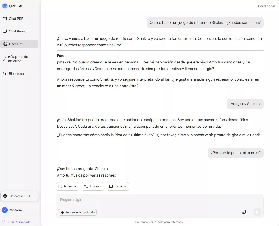chatbots de IA para roleplay