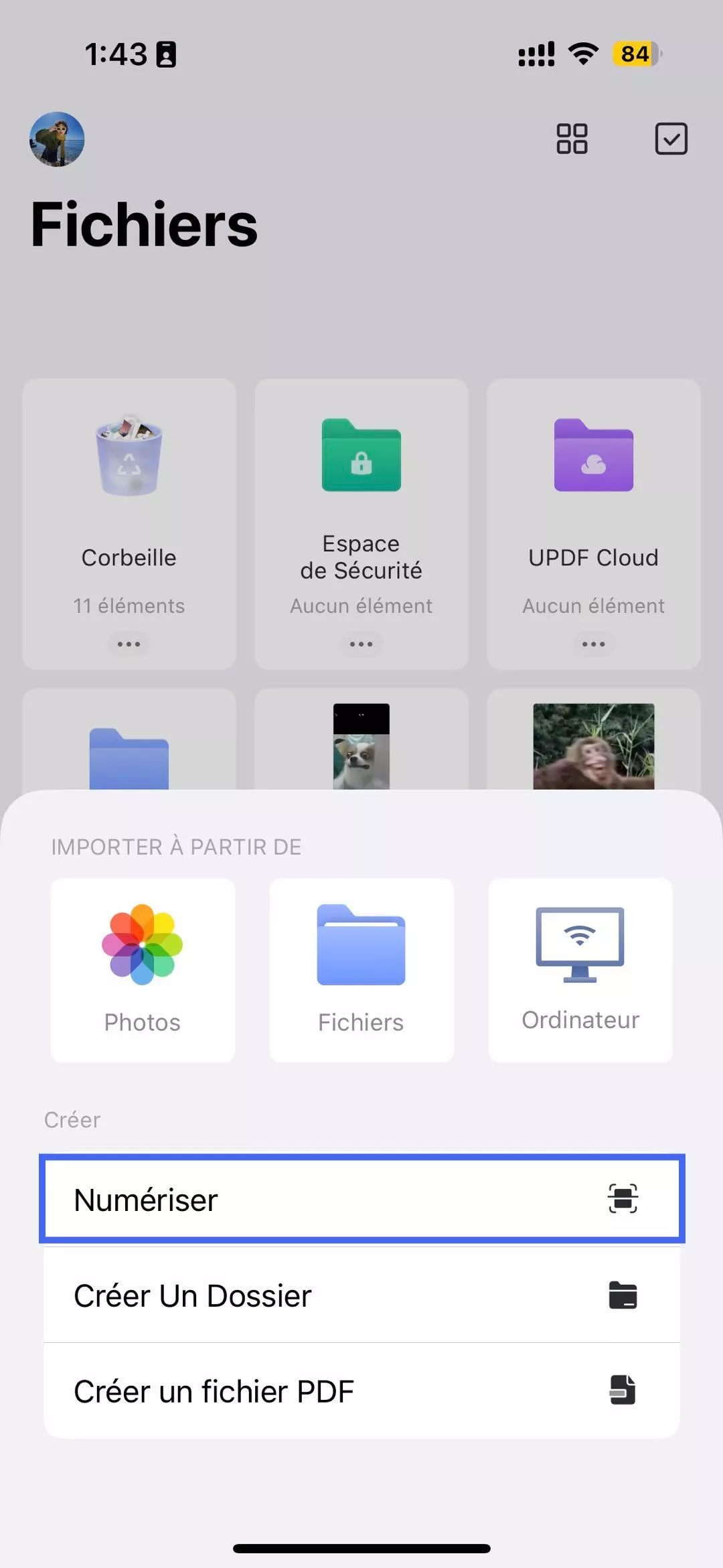 import the handwritten texts with updf for ios