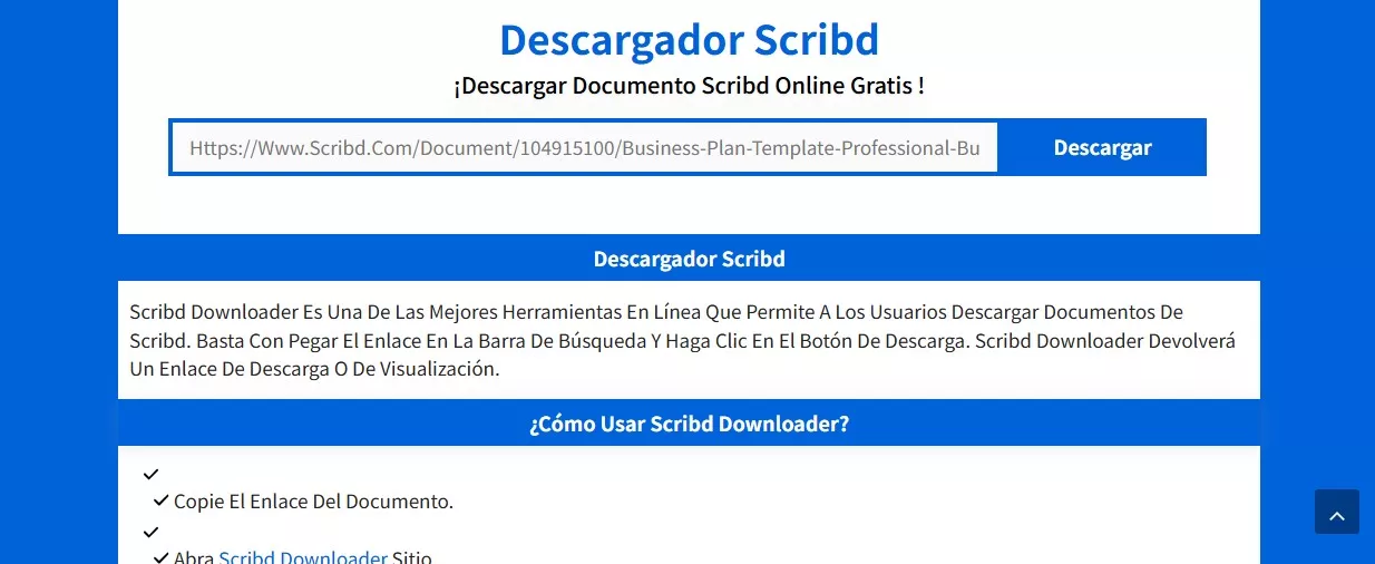 Descargar Scribd a PDF Scribd Downloader.es