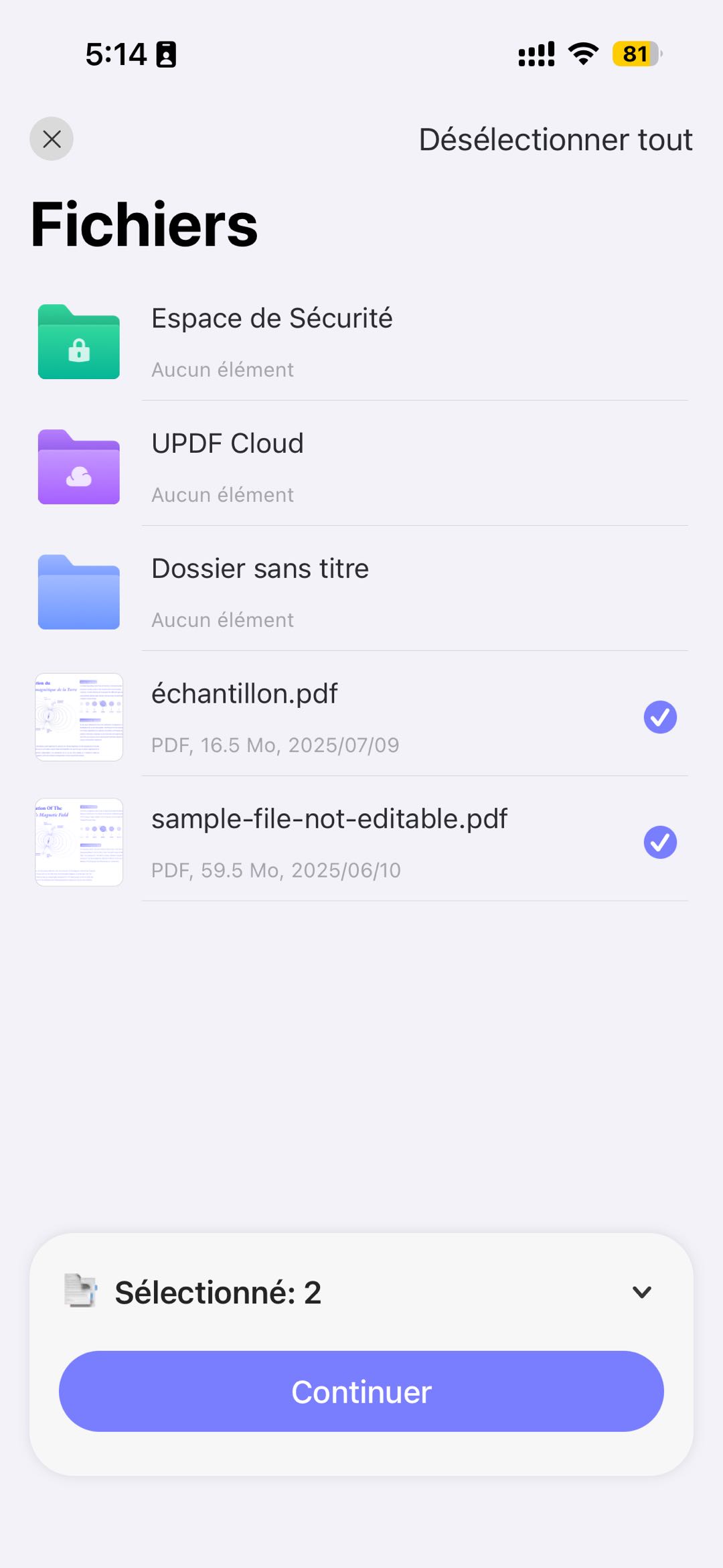 imprimer ios