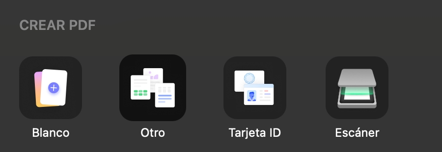 Crear PDF