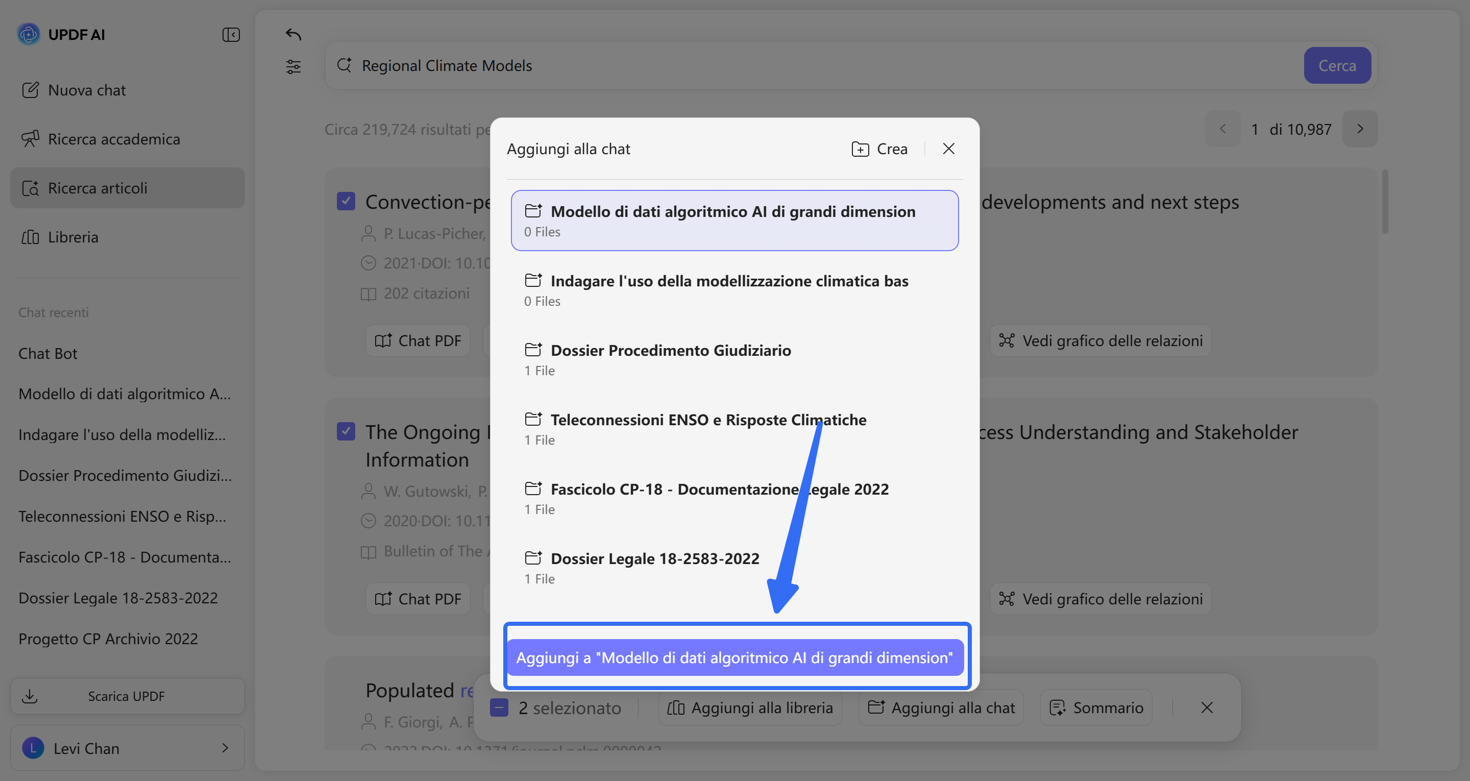 add research paper to chat in updf ai