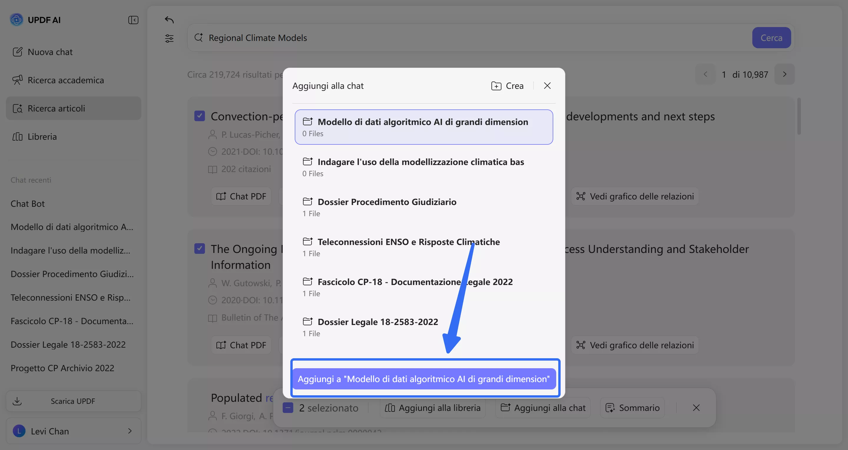 add research paper to chat in updf ai