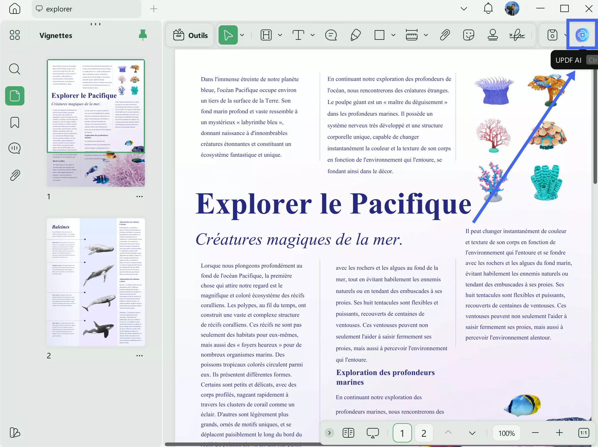 ai paragraph generator UPDF
