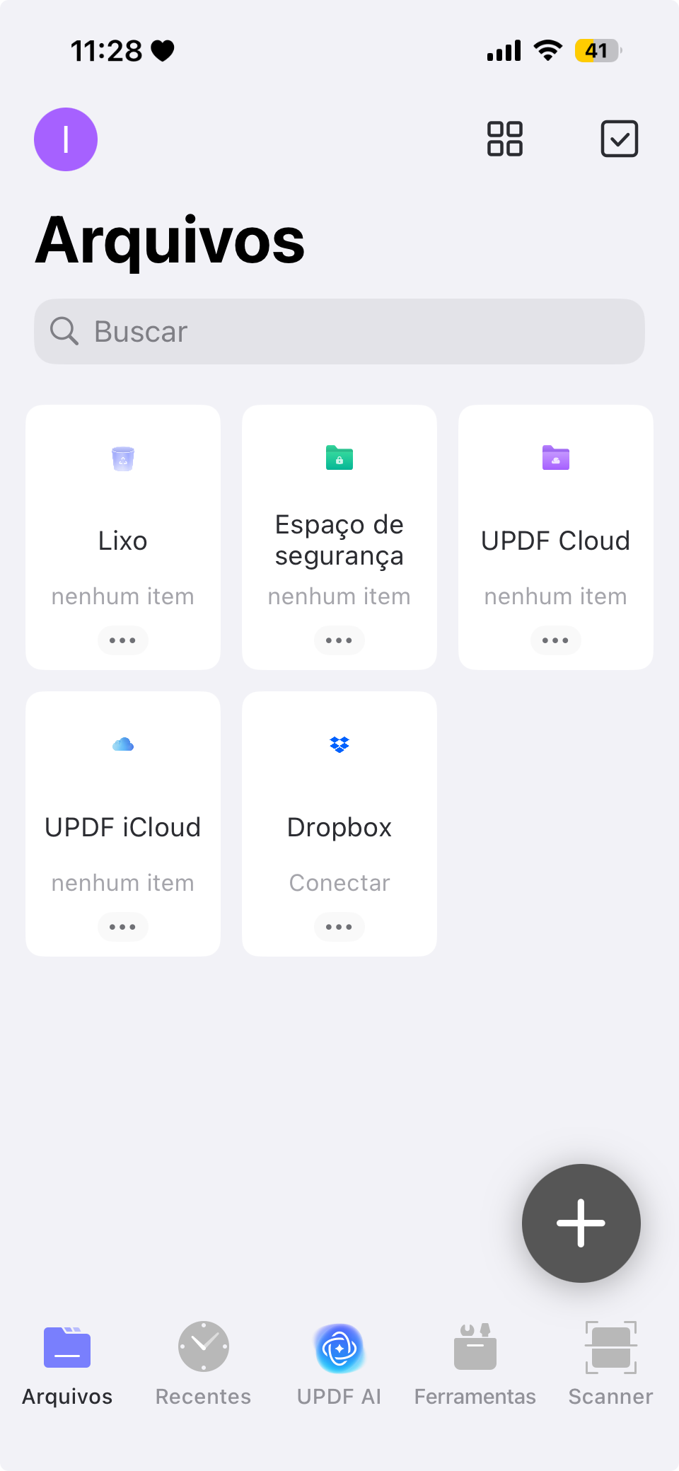 updf conecta-se ao icloud e dropbox