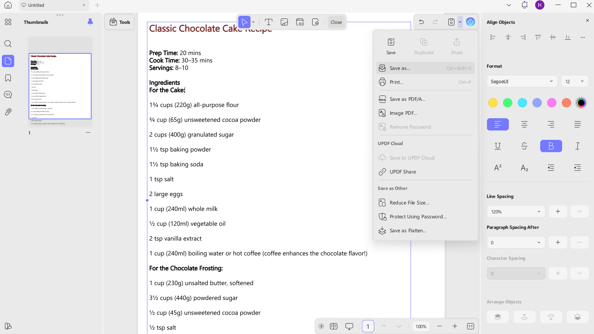 updf create pdf from chatgpt