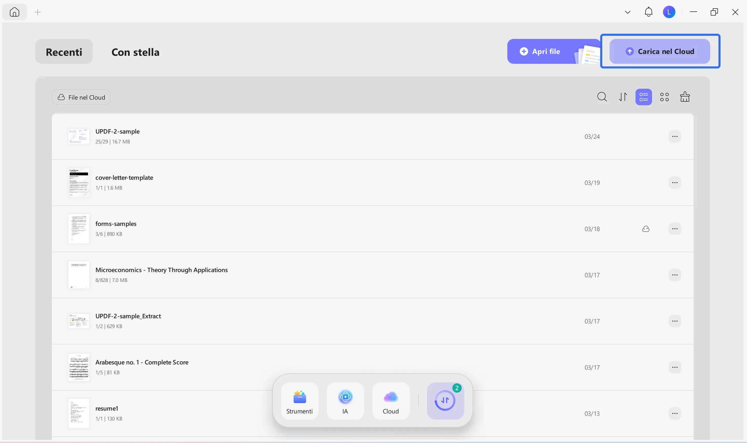 upload UPDF to UPDF Cloud