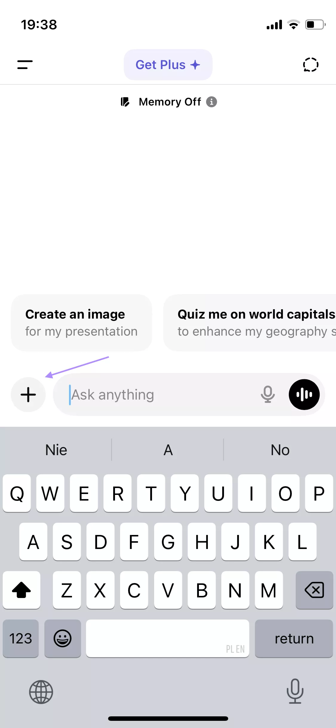 upload image to chatgpt ios