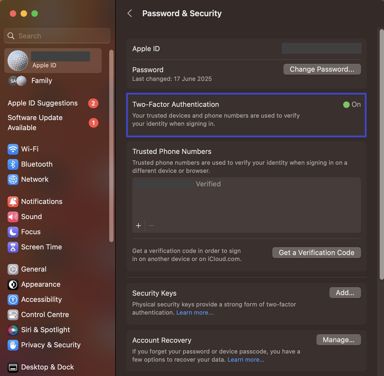 setup two factor authentication