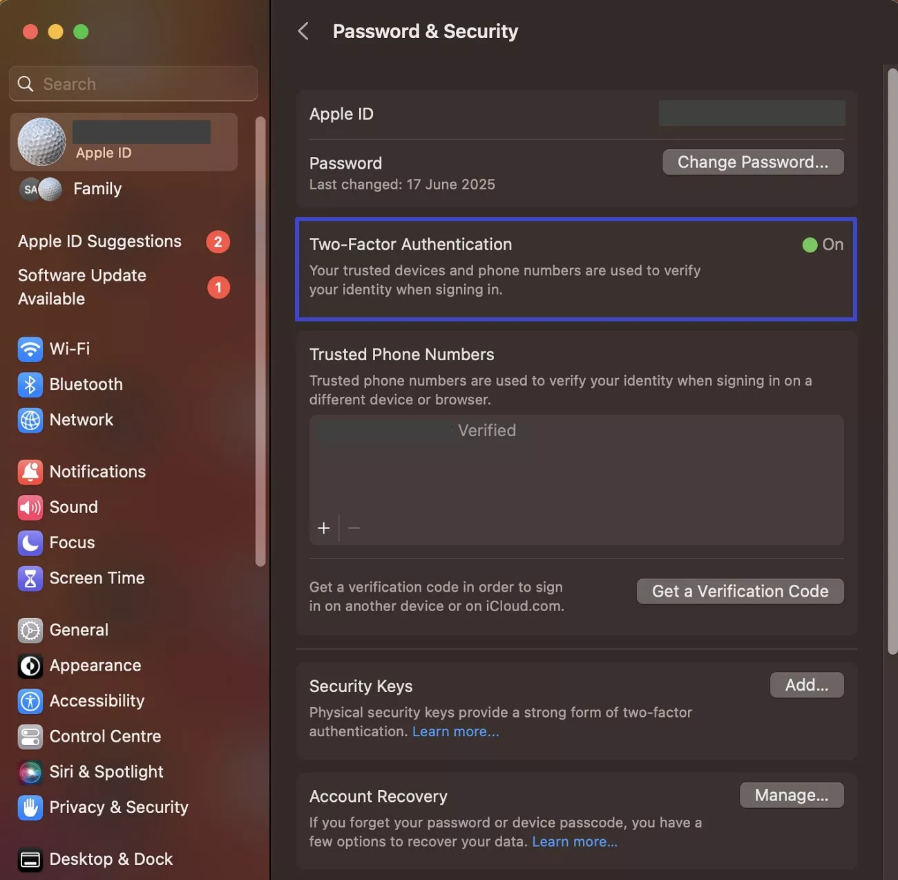 setup two factor authentication