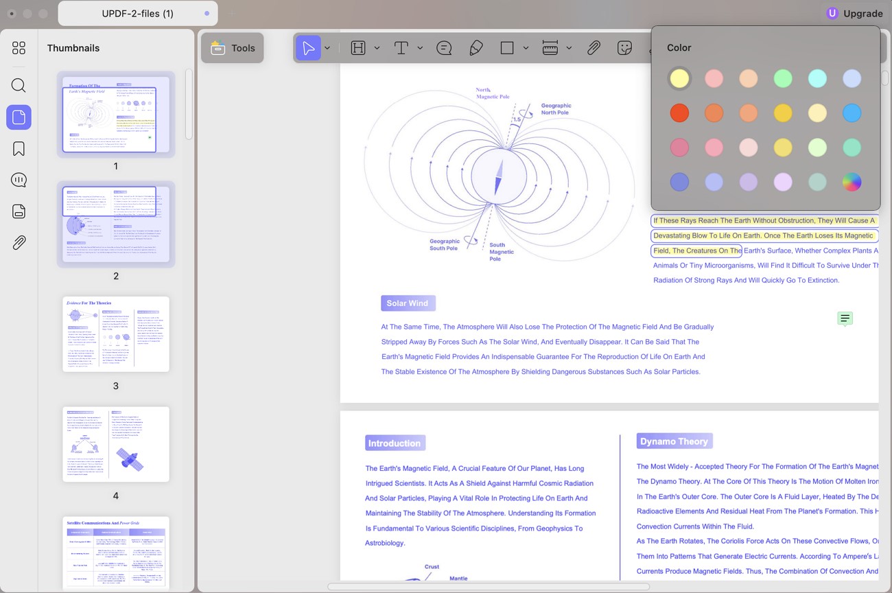 updf mac annotate highlight feature