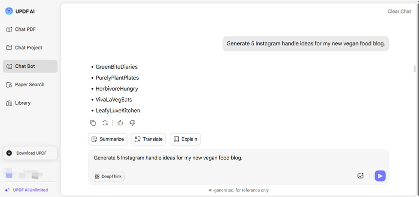 Generate Instagram Name