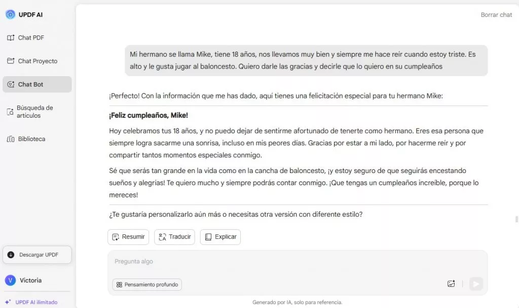 Información para deseos de cumpleaños para hermano.